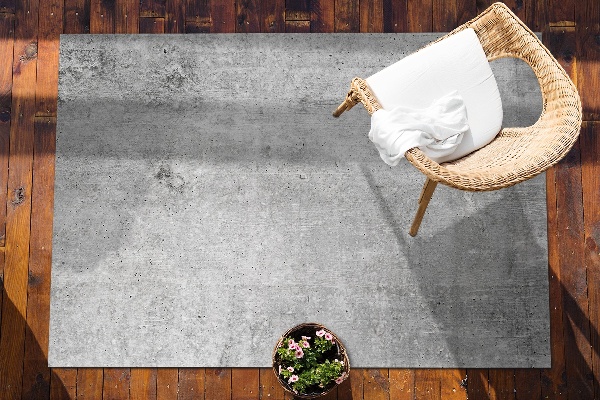 Gartenteppich Grauer Beton
