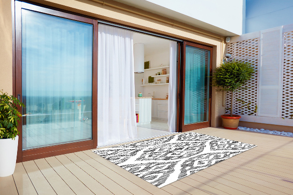 Terrassenteppich Jerked Patterns
