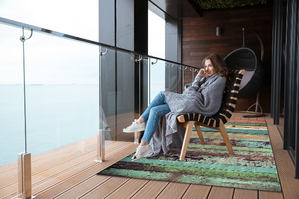 Teppich terrasse Bunte Boards