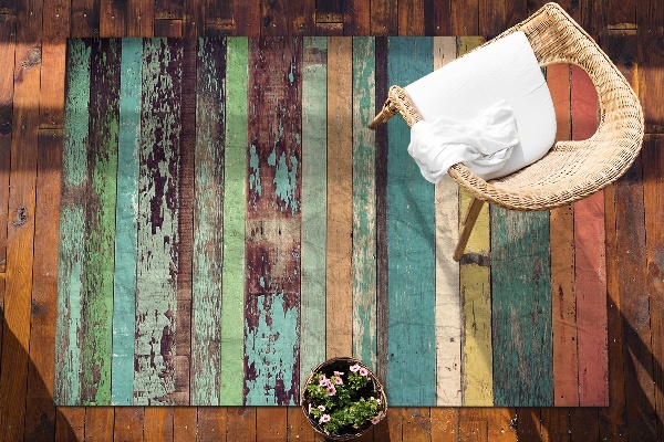 Teppich terrasse Bunte Boards