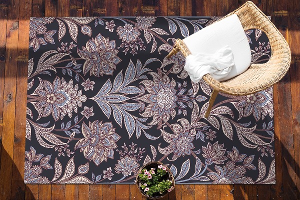 Gartenteppich Paisley drucken
