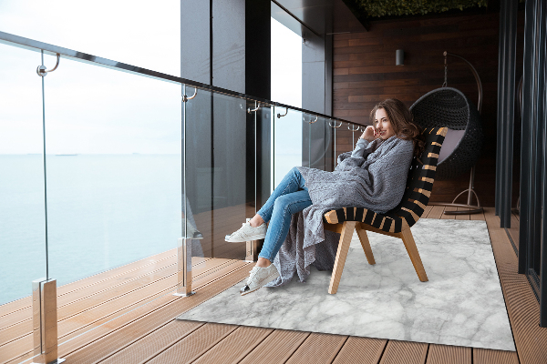 Outdoor teppich Marmorbeton