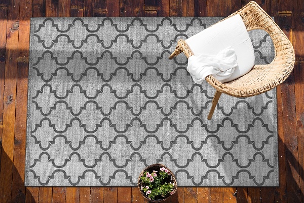 Terrassenteppich Orientalisches geometrisches Muster