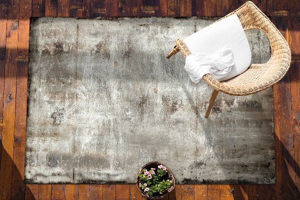Teppich terrasse Metall