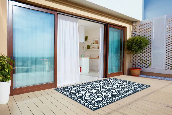 Teppich terrasse Portugiesische Fliesen