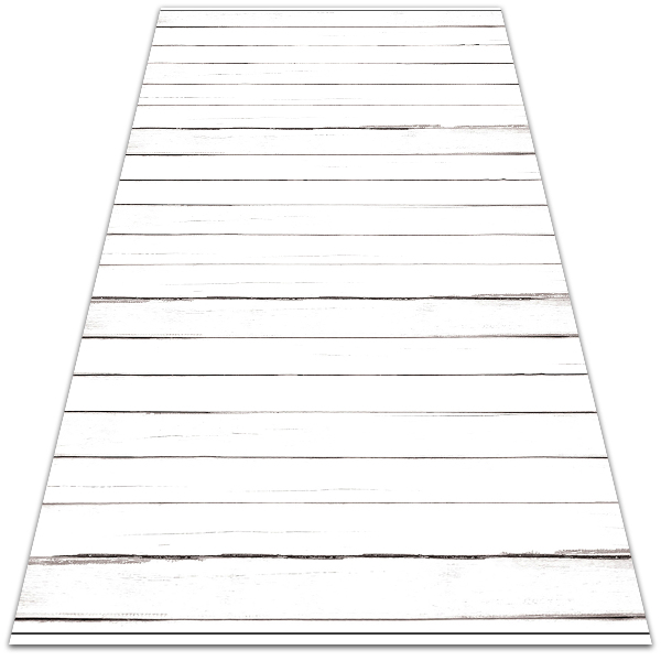 Teppich terrasse Alte weiße Boards