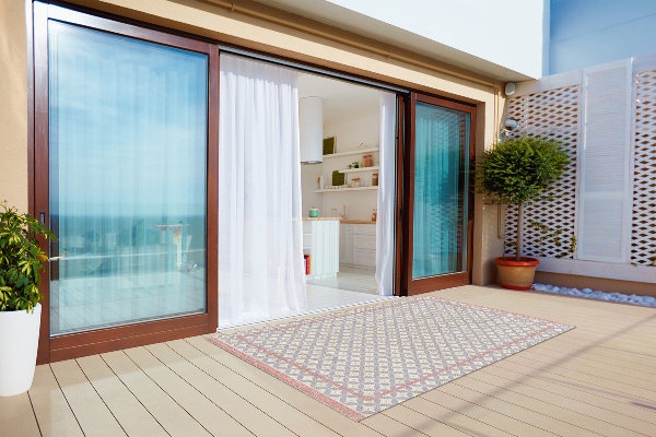 Teppich terrasse Räder und Frames