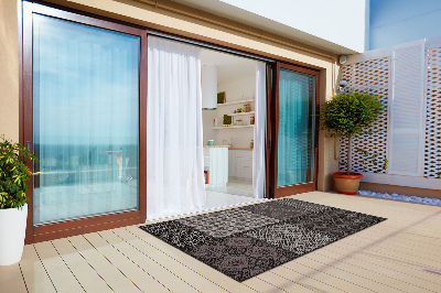 Teppich terrasse Kombination aus verschiedenen Designs