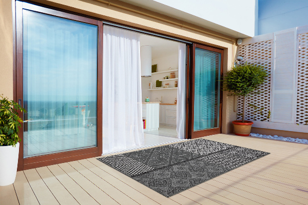 Teppich terrasse Mischung aus verschiedenen Designs