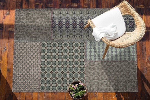 Gartenteppich Aztec-Stil