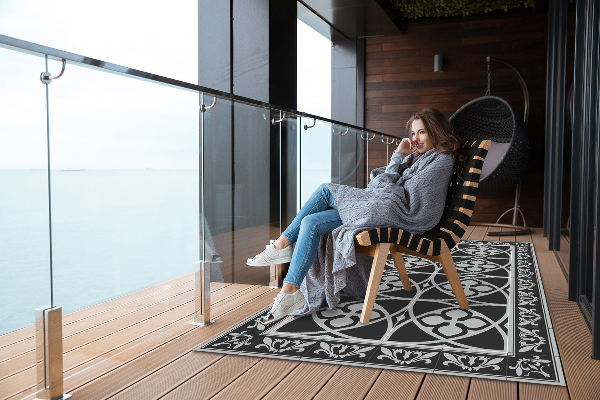 Teppich terrasse Keltisches Muster