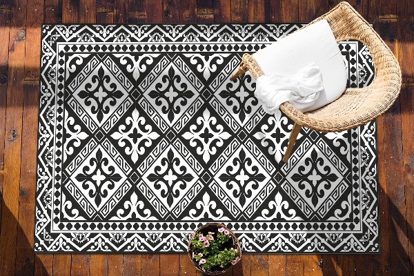 Teppich terrasse Geometrische Muster