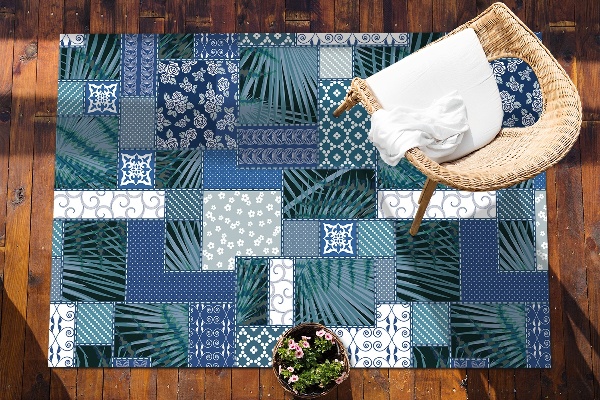 Gartenteppich Tropisches Patchwork