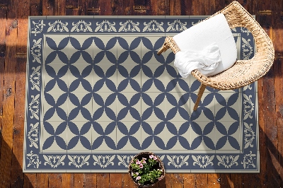 Teppich außenbereich Azulejos-Muster