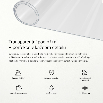 Weiches Glas für den Schreibtisch