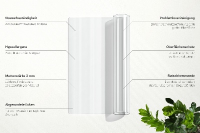 Weiches Glas für den Schreibtisch