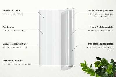 Weiches Glas für den Schreibtisch