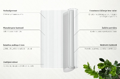 Weiches Glas für den Schreibtisch