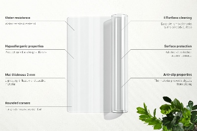Weiches Glas für den Schreibtisch