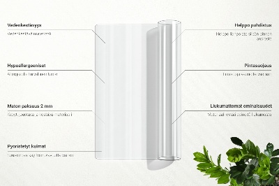 Weiches Glas für den Schreibtisch