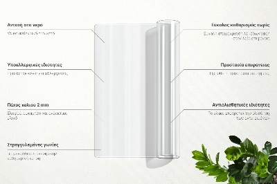 Weiches Glas für den Schreibtisch