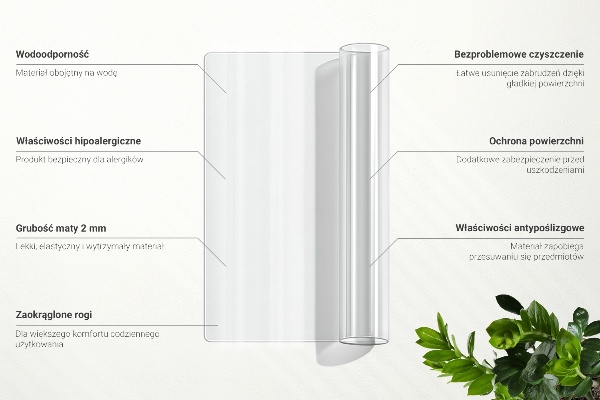Weiches Glas transparent