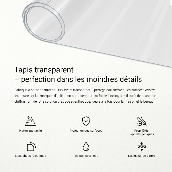 Weiches Glas transparent