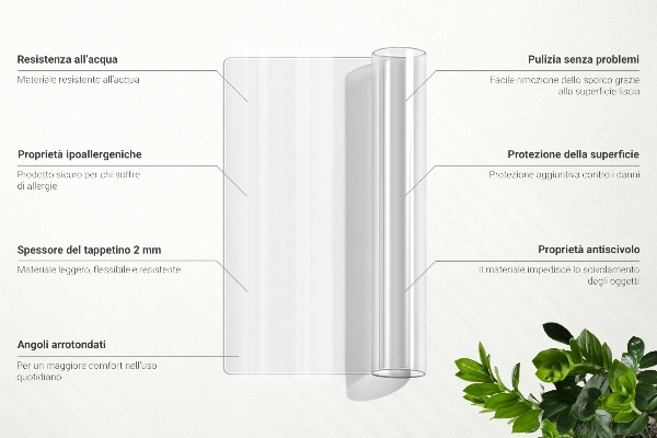 Weiches Glas transparent
