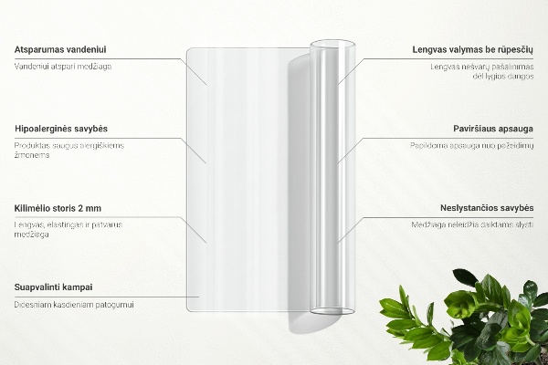 Weiches Glas transparent