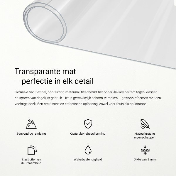Weiches Glas transparent