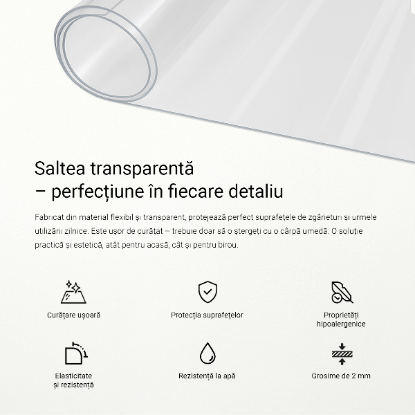 Weiches Glas transparent