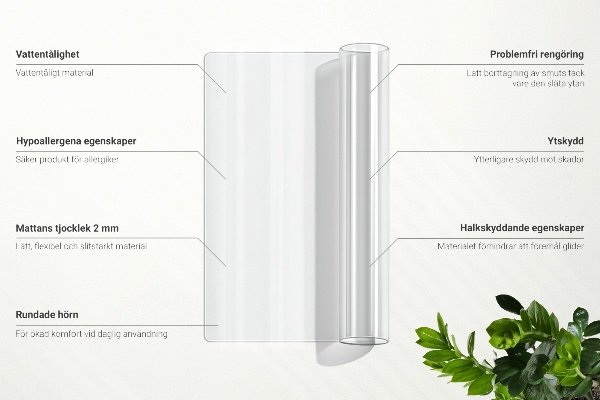 Weiches Glas transparent