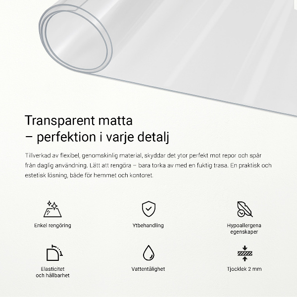 Weiches Glas transparent