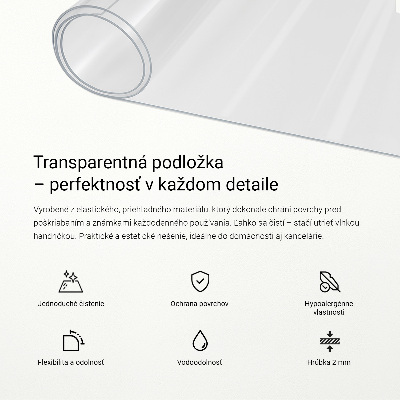 Weiches Glas transparent