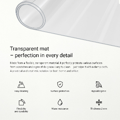 Weiches Glas transparent
