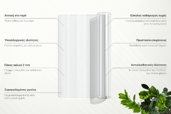 Weiches Glas transparent