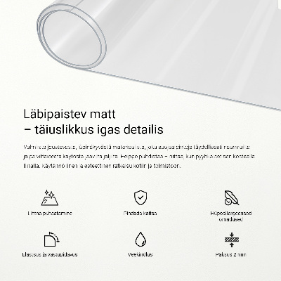 Weiches Glas transparent
