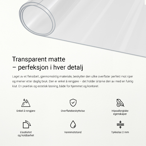 Weiches Glas transparent