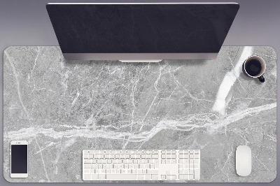 Schreibtischunterlage Grauer Marmor