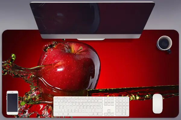 Schreibtisch Unterlegmatte Roter Apfel