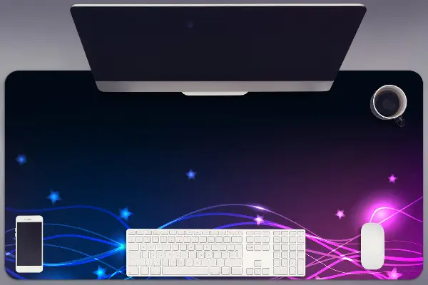 PVC Schreibtischmatte COSMOS-Abstraktion.