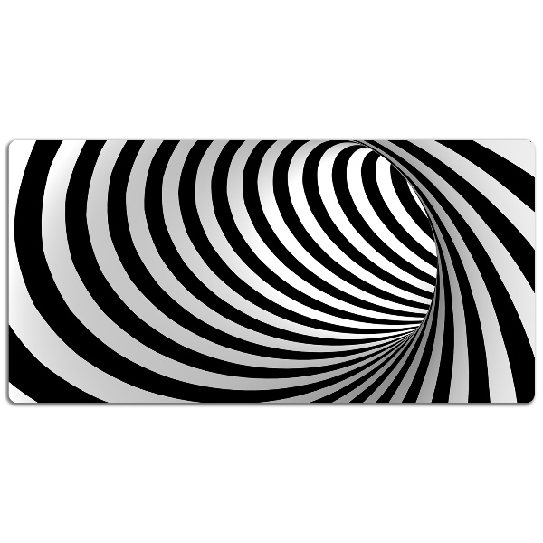 Schreibtisch Unterlegmatte Schwarzweiss-Whirl