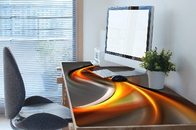 PVC Schreibtischmatte Orange Abstraktion.