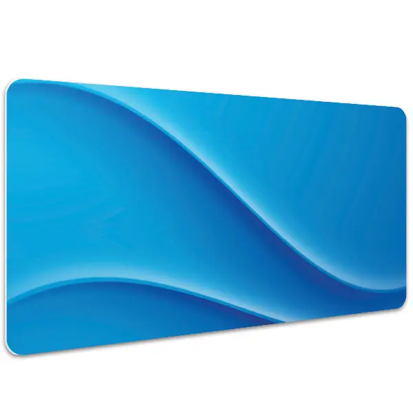 Schreibtisch Unterlegmatte Abstraktionsblau.