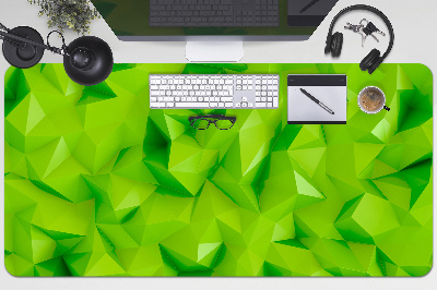 PVC Schreibtischmatte Abstraktion grün.