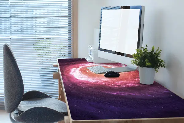 Schreibtisch Unterlegmatte Kosmischer Wirbel