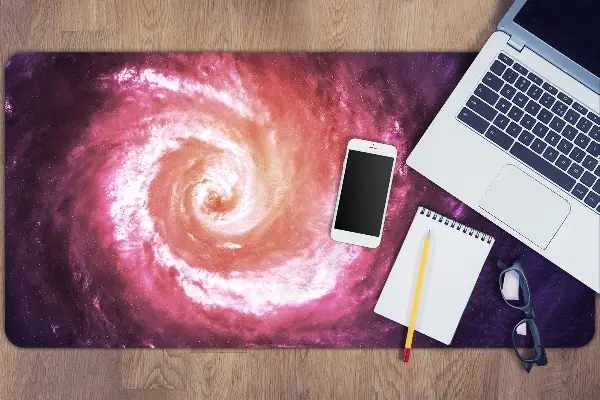 Schreibtisch Unterlegmatte Kosmischer Wirbel