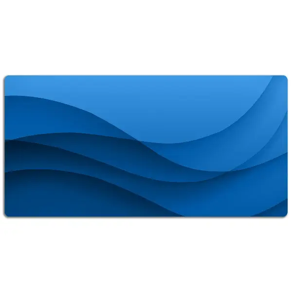 PVC Schreibtischmatte Blauer Übergang