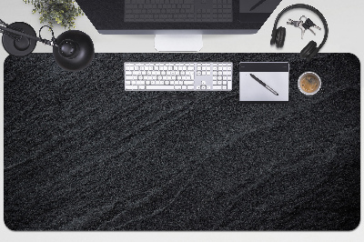PVC Schreibtischmatte Schwarzer Sand