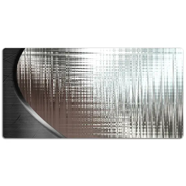 Büro-Schreibtischmatte Abstraktion. Silber